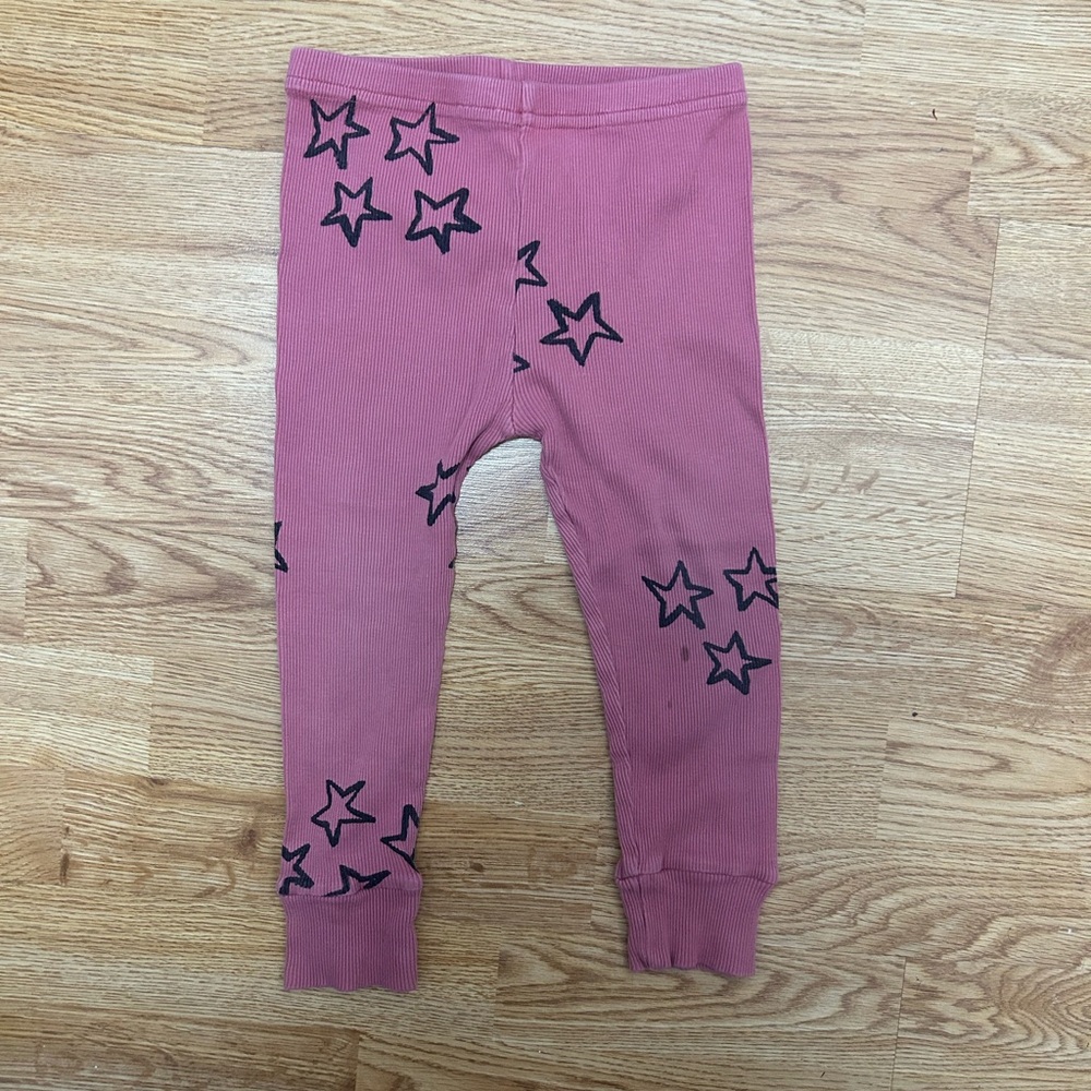 Pink Star Printed Leggins